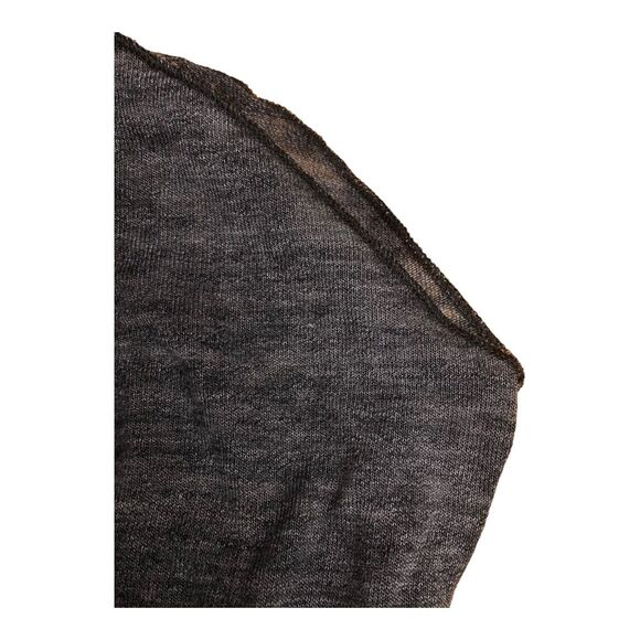 Chaser Charcoal Grey Knot Caged Back Muscle Tee Top Super Soft Size M Medium - Picture 4 of 9